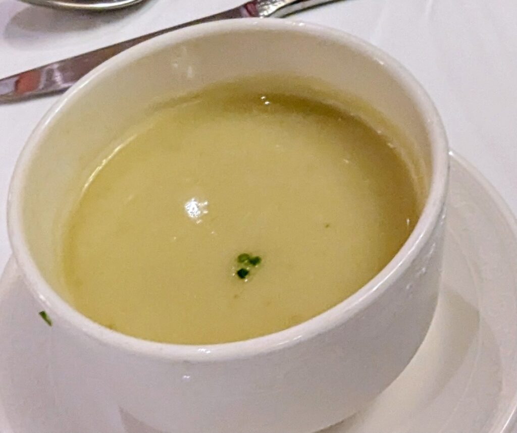 Potato Leek Soup from Lumiere's on the Disney Magic