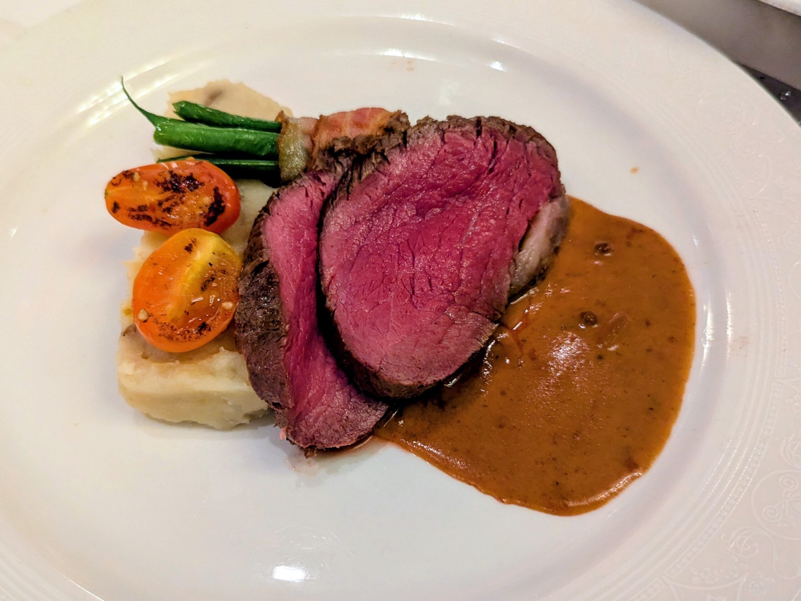 Carved Roasted Beef Tenderloin