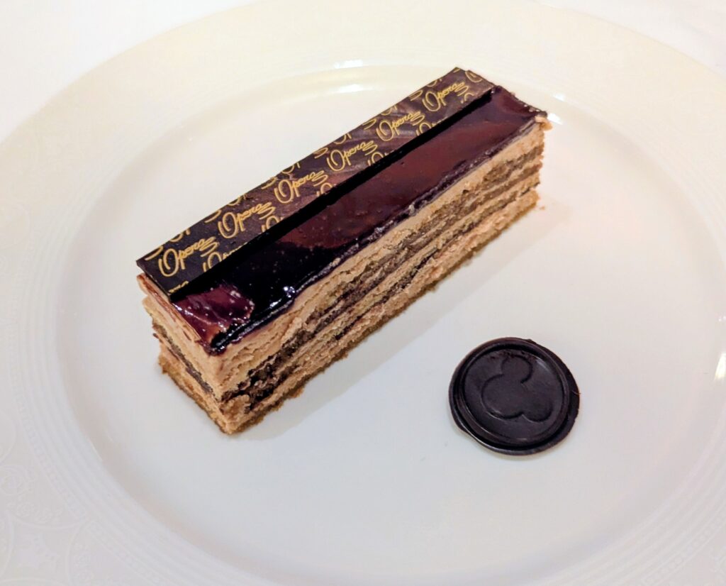 Opera Gâteau from Lumiere's on the Disney Magic