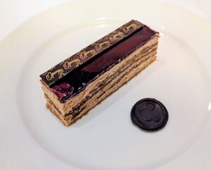 Opera Gâteau from Lumiere's on the Disney Magic