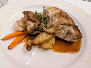 Herb Roasted Chicken from Frozen Menu on the Disney Magic