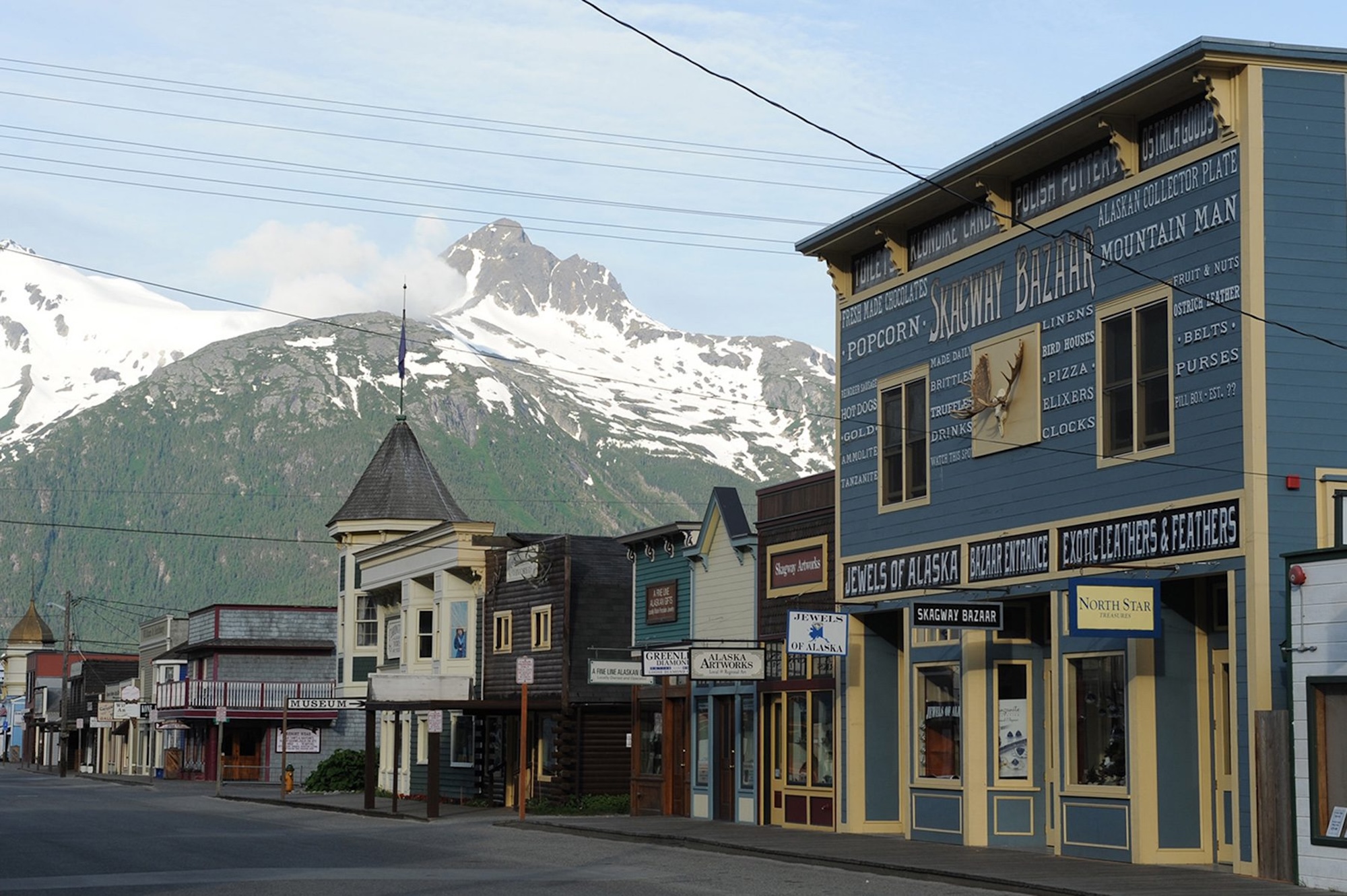 Picture of a street in Skagway