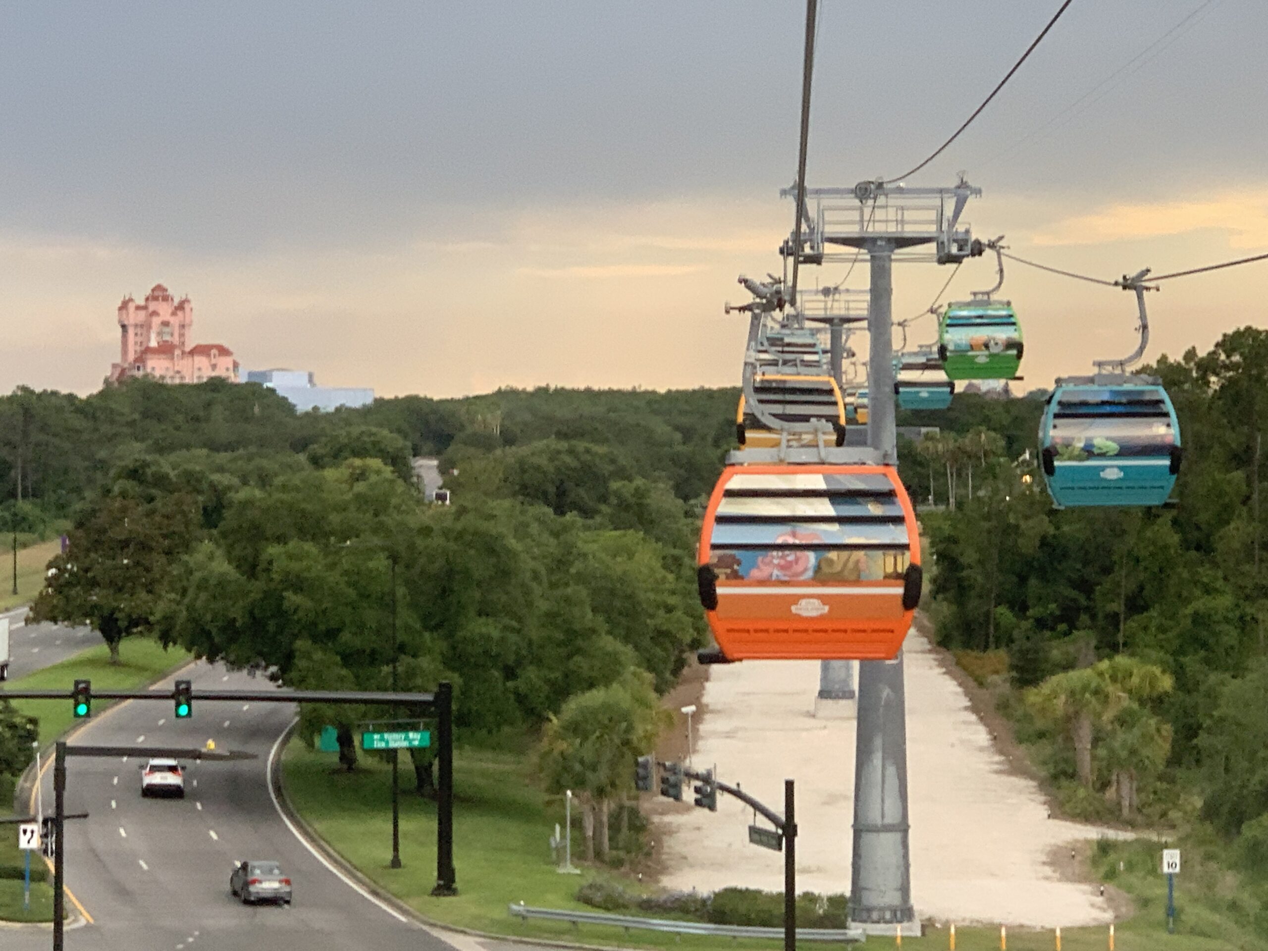 Disney Skyliner at Walt Disney World in Orlando, Florida