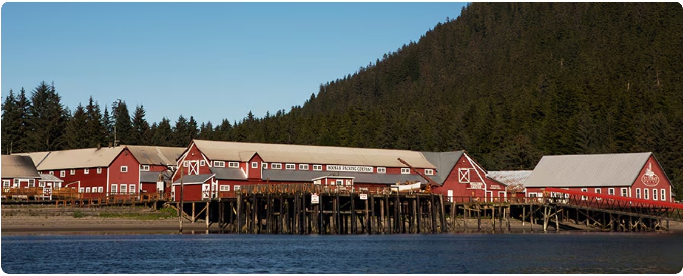 Hoonah Packing Company salmon cannery in Hoonah, Alaska. Photo credit: Disney Cruise Line