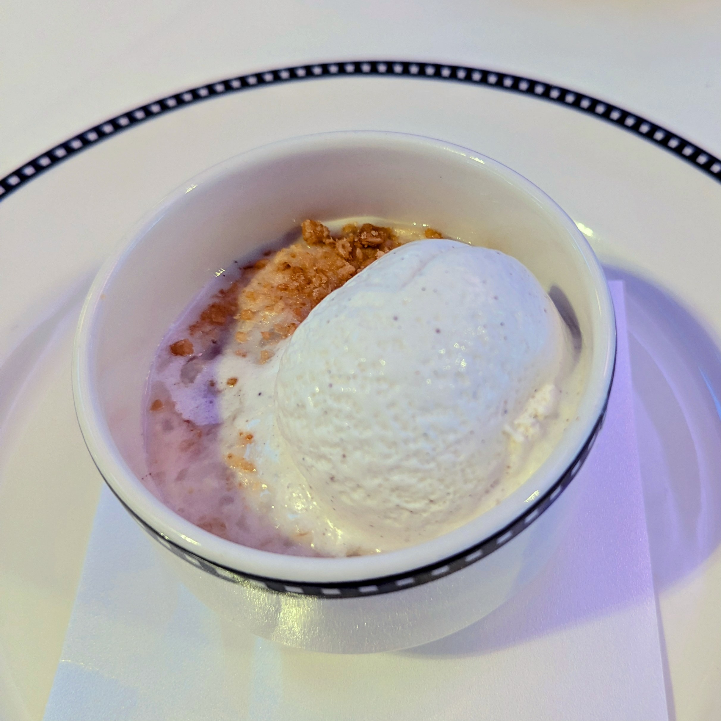 Apple Crumble Rice Pudding