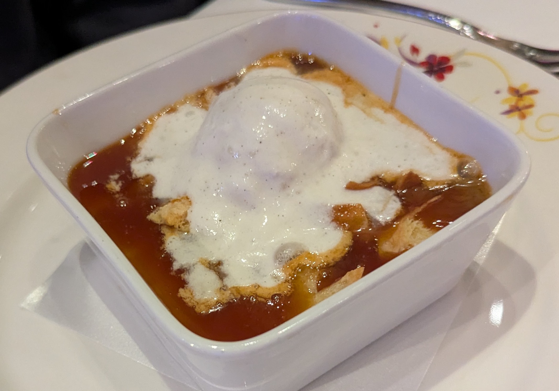 White Chocolate Bread Pudding